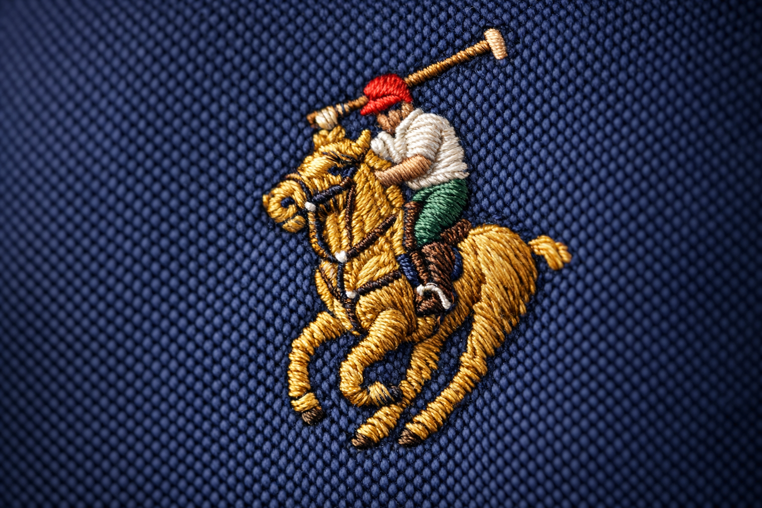 Close-up of premium embroidered logo stitching - Ultimate Swag NC