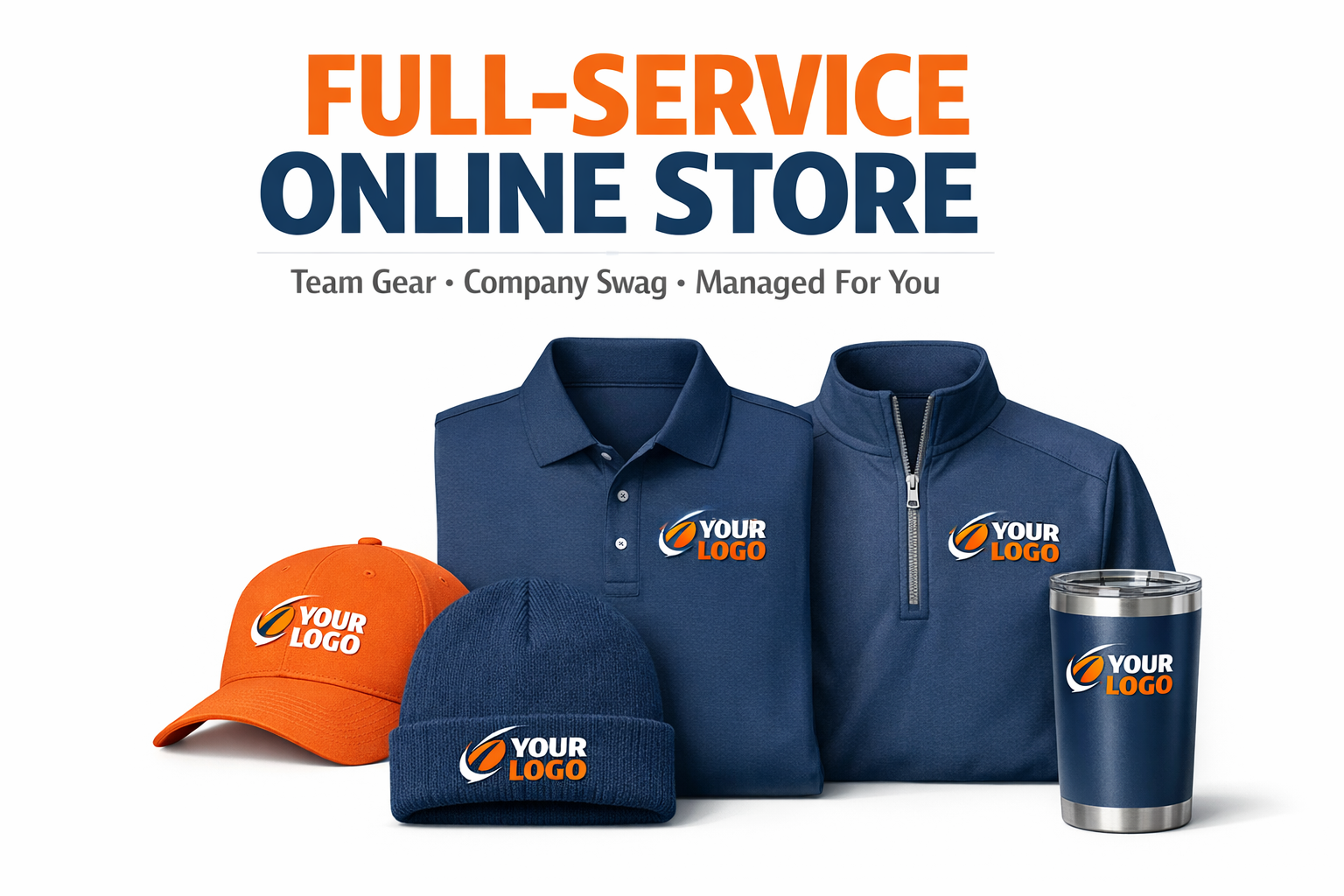 Full-service custom online store for teams and companies — branded apparel and gear managed by Ultimate Swag, Lake Norman NC