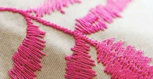 Neon embroidery