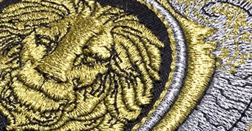 Metallic embroidery