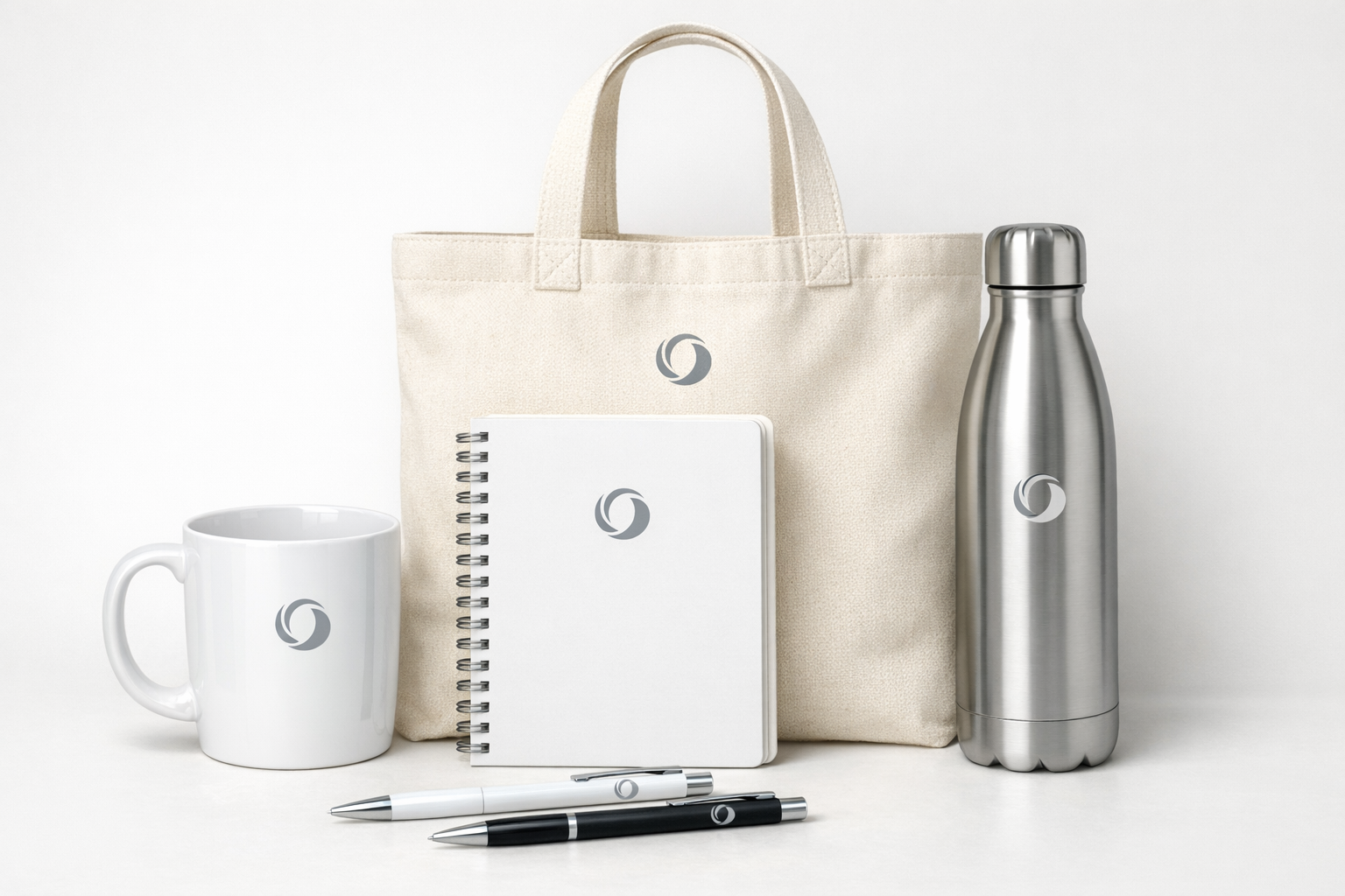 Branded promotional products - custom mugs, tote bags, water bottles and pens - Ultimate Swag NC